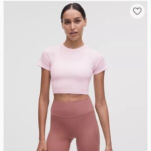 Lululemon Swiftly Tech Crop Tee 2.0